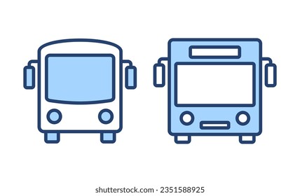 Bus icon vector. bus sign and symbol