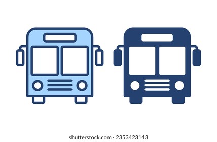 Bus icon vector. bus sign and symbol