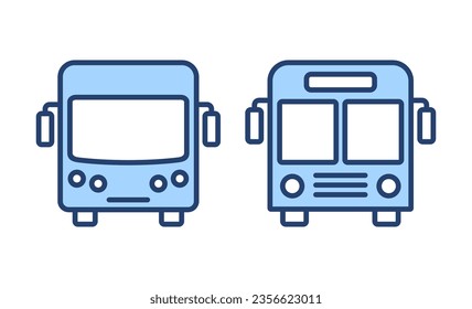 Bus icon vector. bus sign and symbol