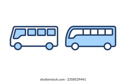 Bus icon vector. bus sign and symbol