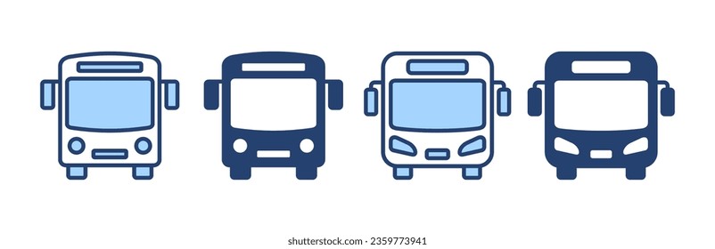 Bus icon vector. bus sign and symbol