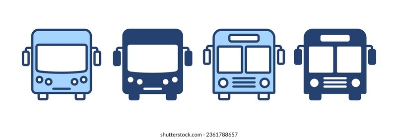 Bus icon vector. bus sign and symbol