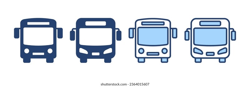 Bus icon vector. bus sign and symbol