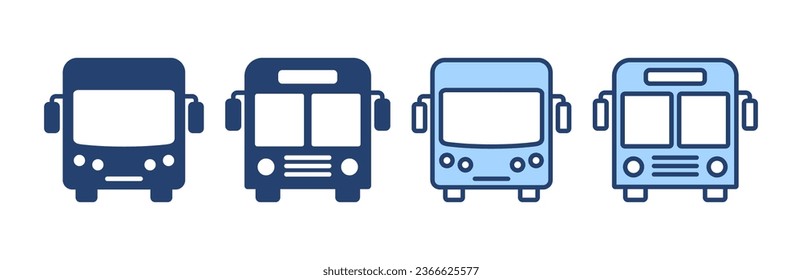 Bus icon vector. bus sign and symbol