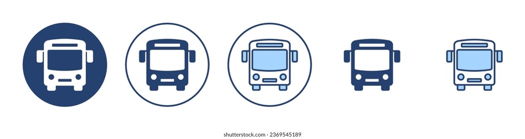 Bus icon vector. bus sign and symbol