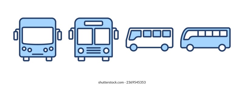 Bus icon vector. bus sign and symbol