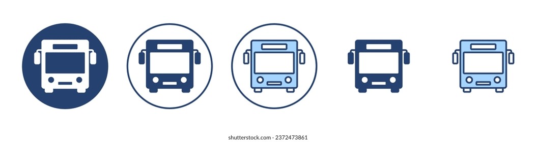 Bus icon vector. bus sign and symbol