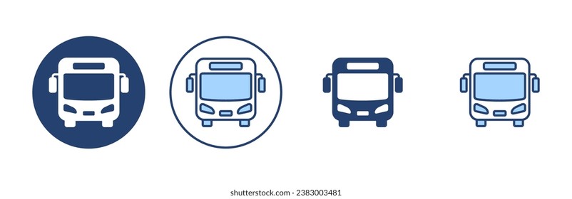 Bus icon vector. bus sign and symbol