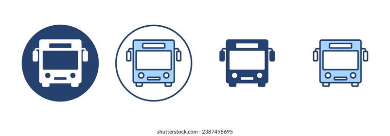 Bus icon vector. bus sign and symbol