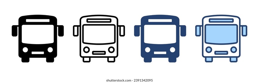 Bus icon vector. bus sign and symbol