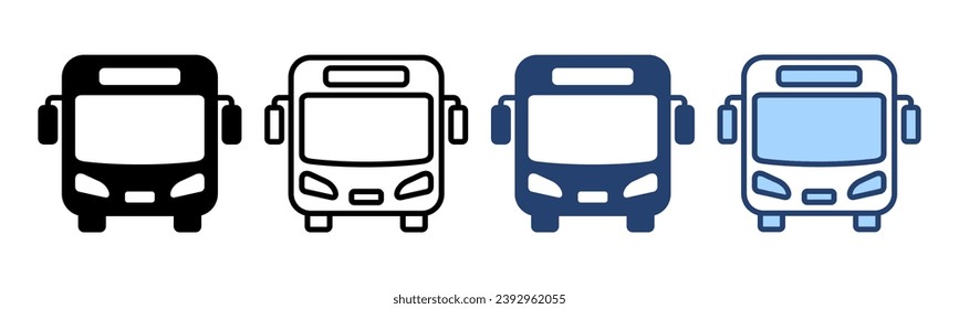 Bus icon vector. bus sign and symbol