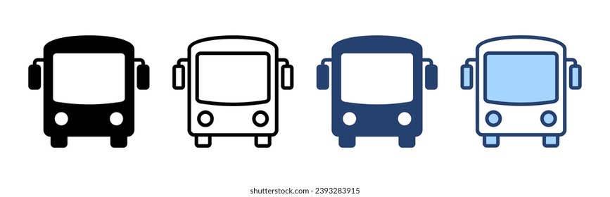 Bus icon vector. bus sign and symbol