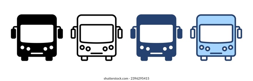 Bus icon vector. bus sign and symbol