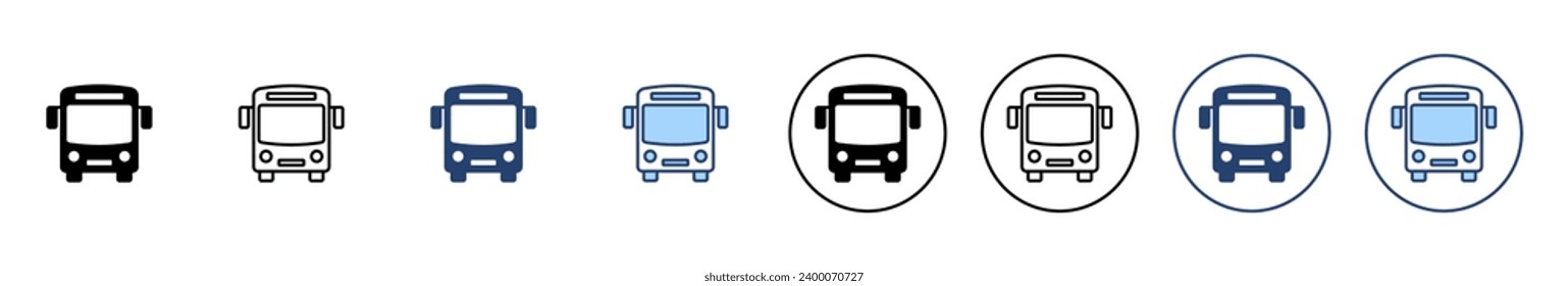 Bus icon vector. bus sign and symbol