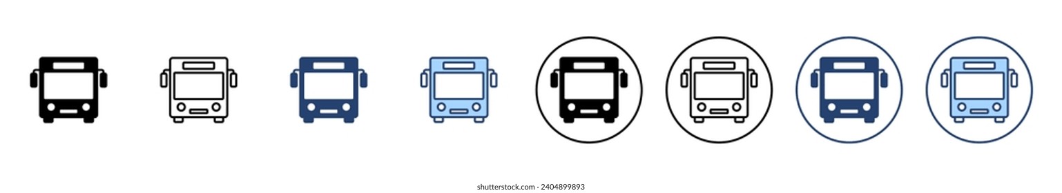 Bus icon vector. bus sign and symbol