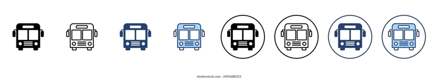 Bus icon vector. bus sign and symbol