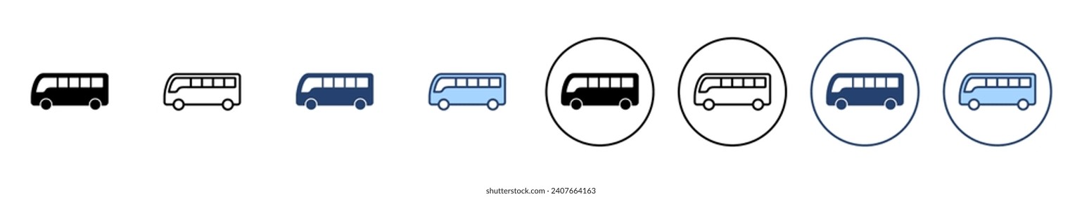 Bus icon vector. bus sign and symbol