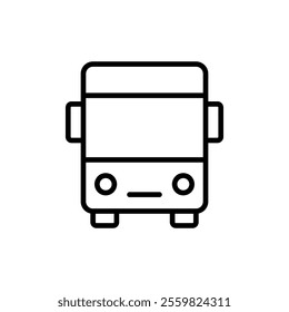 Bus icon vector. bus sign and symbol