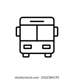 Bus icon vector. bus sign and symbol