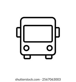 Bus icon vector. bus sign and symbol