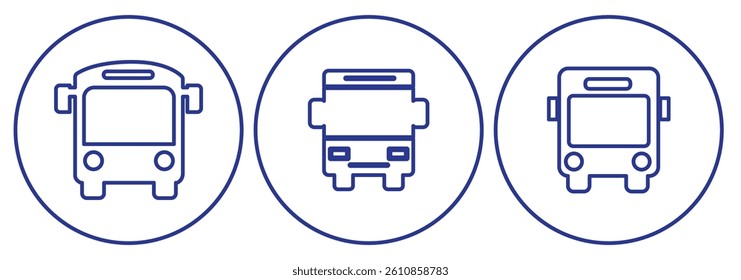 Bus icon vector. bus sign and symbol