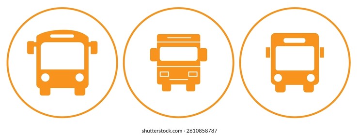 Bus icon vector. bus sign and symbol