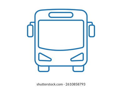 Bus icon vector. bus sign and symbol