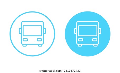 Bus icon vector. bus sign and symbol