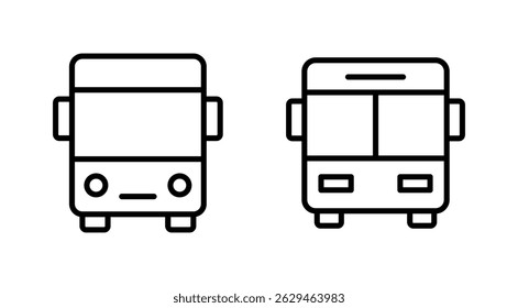 Bus icon vector. bus sign and symbol