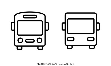 Bus icon vector. bus sign and symbol