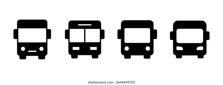 Bus icon vector. bus sign and symbol