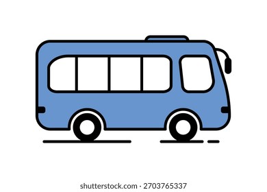 Vector del icono del autobús. señal y símbolo del autobús. Ilustración vectorial del autobús para el Diseño web, aislado en el fondo blanco.