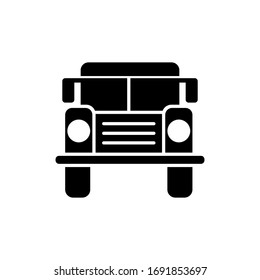 Bus icon vector sign and symbols