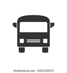 Bus icon. Bus Icon Vector Template Flat Design.