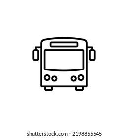 Bus icon vector for web and mobile app. bus sign and symbol. transport symbol
