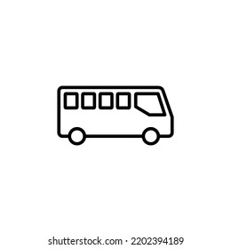Bus icon vector for web and mobile app. bus sign and symbol. transport symbol