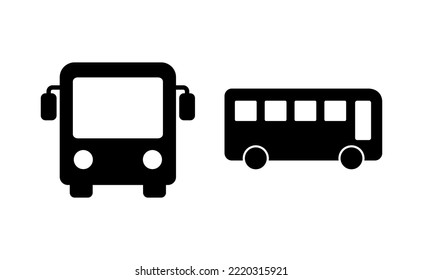 Bus icon vector for web and mobile app. bus sign and symbol. transport symbol