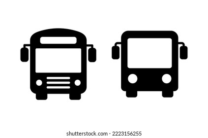 Bus icon vector for web and mobile app. bus sign and symbol. transport symbol