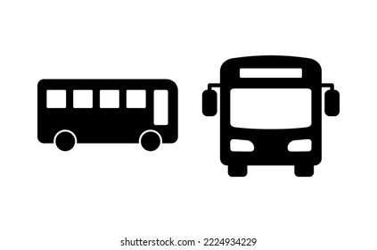 Bus icon vector for web and mobile app. bus sign and symbol. transport symbol