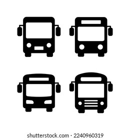 Bus icon vector for web and mobile app. bus sign and symbol. transport symbol