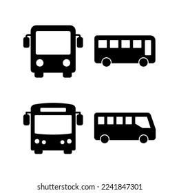 Bus icon vector for web and mobile app. bus sign and symbol. transport symbol