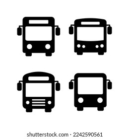 Bus icon vector for web and mobile app. bus sign and symbol. transport symbol