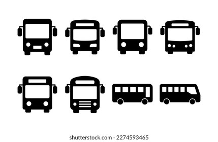 Bus icon vector for web and mobile app. bus sign and symbol. transport symbol