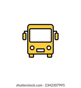 Bus icon vector for web and mobile app. bus sign and symbol. transport symbol