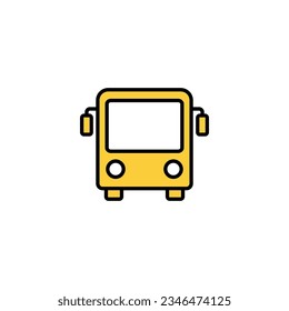 Bus icon vector for web and mobile app. bus sign and symbol. transport symbol