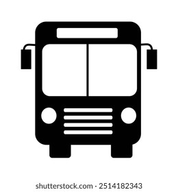 Bus icon vector for web and mobile app. bus sign and White background .