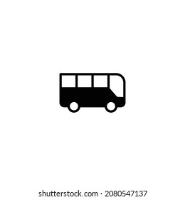 Bus icon vector for web site Computer and mobile app