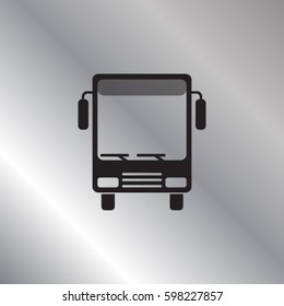 Bus icon, vehicle vector illustrator