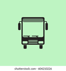 Bus icon, vehicle vector illustrator