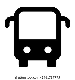 Bus icon for web, app, infographic